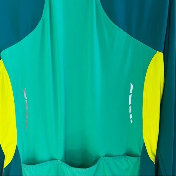 Pearl Izumi Size XL Women Elite Ride Symphony Cycling Zip Long Sleeve green - Picture 6 of 11